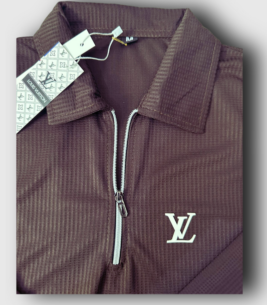 Premium Quality Brand-LV Men's Pop Lycra Tracksuit
