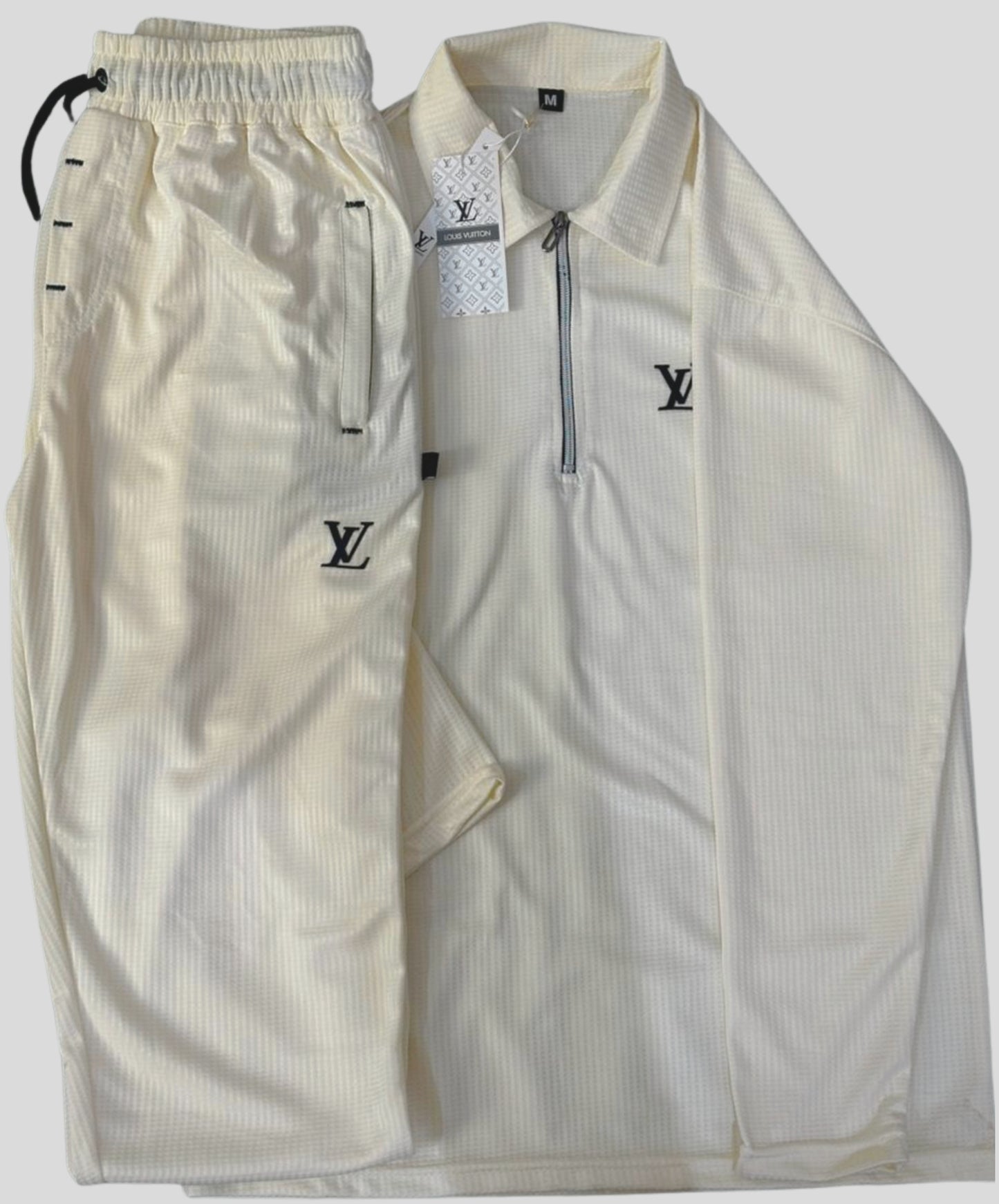 Premium Quality Brand-LV Men's Pop Lycra Tracksuit